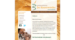 Desktop Screenshot of dekoornwinder.nl